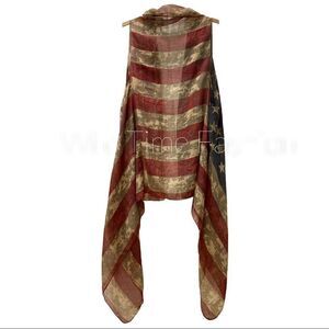 Sleeveless High Low Lightweight Colorful Kimono Vest NEW